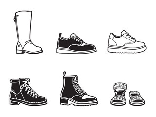 shoes art simple line art sketch for fashion lovers
