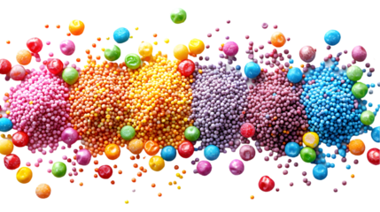 Rainbow Candy Sprinkles Burst.
