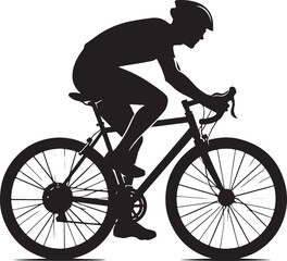 Fototapeta premium Bicycle rider vector