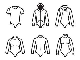 unitard art minimalist line drawing of a human figure