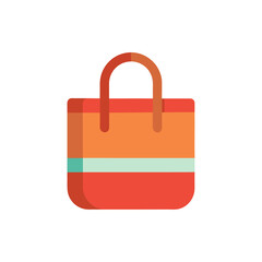Reusable Shopping Bag Icon isolated on transparent background