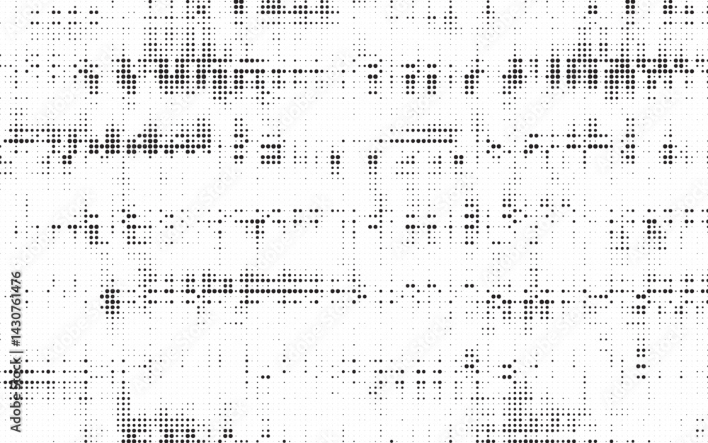 Poster Halftone background vector, abstract backdrop design with two tone pattern and copy space for edit your content. Vector Illustration.