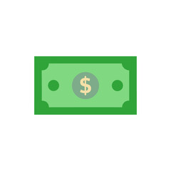 Dollar Bill isolated on transparent background