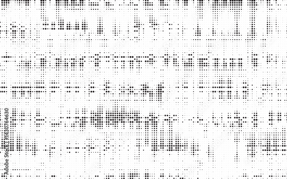Fototapete halftone vector background. monochrome halftone pattern. abstract geometric dots background. pop art
