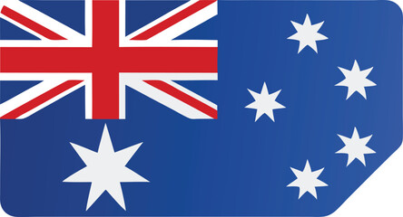 Fototapeta premium Australia Flag Icon