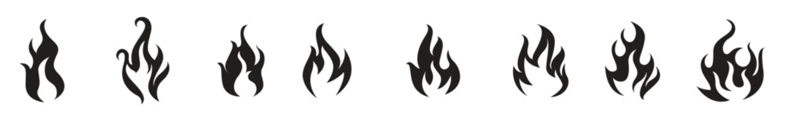 Fire flame vector illustration design