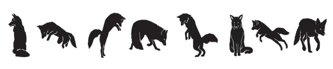 fox silhouette collection