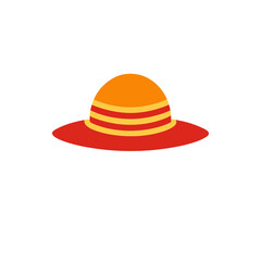 Sun Hat Icon isolated on transparent background