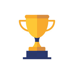 Trophy Icon isolated on transparent background