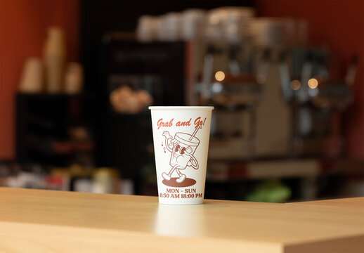 Takeaway Coffee Cup Mockup