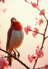, orange, songbird, erithacus, spring, christmas, small, erithacus rubecula,