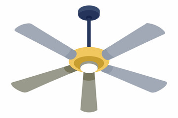 fan vector on white background