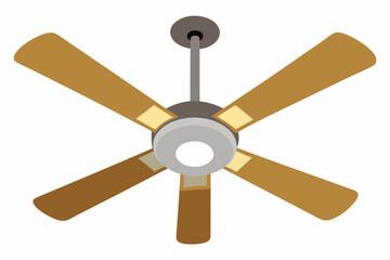 fan vector on white background