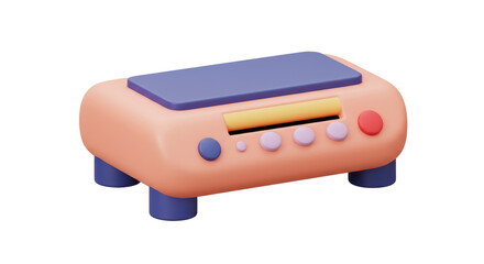 Isolated Retro Radio Receiver for Nostalgic Audio Entertainment