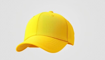 Vivid yellow baseball cap