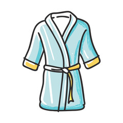 Naklejka premium bathrobe icon, bathrobe vector illustration-simple illustration of bathrobe, perfect for bathrobe logos and icons