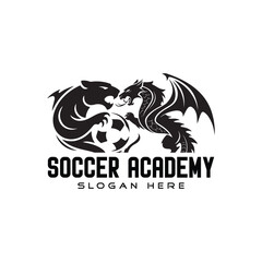 soccer vector silhouette clip art logo design