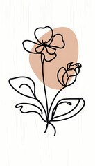 Beautiful Floral Vector Illustration of Pink Roses and Leaves for Wedding Cards, Spring Decor, and Love-Themed Designs – Nature-Inspired Art