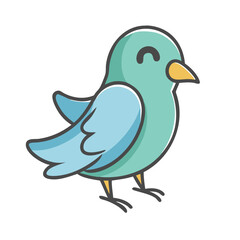 bird icon, bird vector illustration-simple illustration of bird, perfect for bird logos and icons