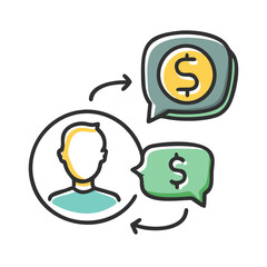 brokerage account icon, brokerage account vector illustration-simple illustration of brokerage account, perfect for brokerage account logos and icons