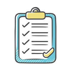 checklist icon, checklist vector illustration-simple illustration of checklist, perfect for checklist logos and icons