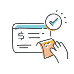 check out icon, check out vector