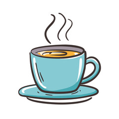 coffee cup icon, coffee cup vector illustration-simple illustration of coffee cup, perfect for coffee cup logos and icons