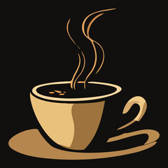 ai1745475444208_50.epsElegant and modern coffee logo design featuring a steaming coffee cup icon with stylish typography. Perfect for coffee shops, cafes, coffee brands, packaging, and marketing mater