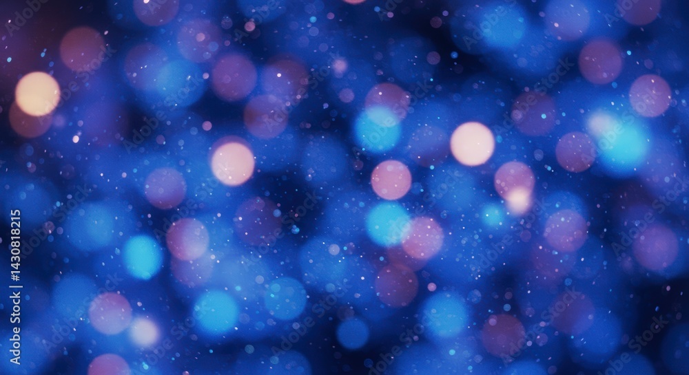 Poster abstract bokeh lights background with sparkling effect