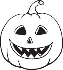 Jack-o'-Lantern Spooky Halloween Pumpkin Carving