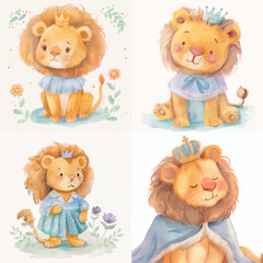 Whimsical Lion King Clipart for Kids’ Crafts

