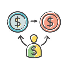 equity icon, equity vector illustration-simple illustration of equity, perfect for equity logos and icons