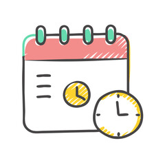 event schedule icon, event schedule vector illustration-simple illustration of event schedule, perfect for event schedule logos and icons