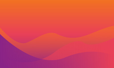 Abstract Gradient Background With Vibrant Colors and Smooth Curves