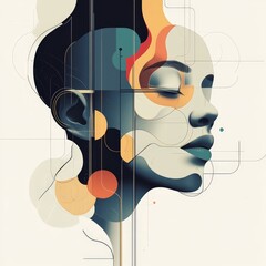 Abstract Portrait of a Woman