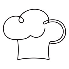 Culinary Chef Hat Illustration for Professional Kitchen and Restaurant Uses