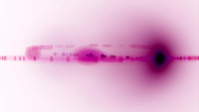 Flashing, pointing what pink light on a white abstract background 3D space circle effect.