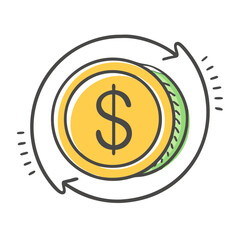 financial stability icon, financial stability vector illustration-simple illustration of financial stability, perfect for financial stability logos and icons