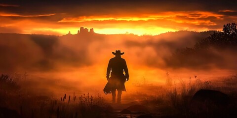 The Allure of the Wild West Captured in Foggy Vibes