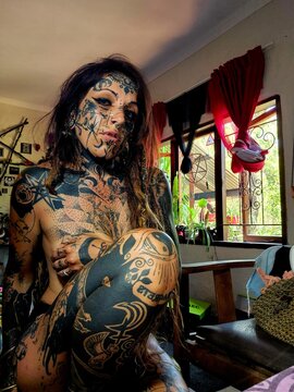 Beautifull Tattooed Girl