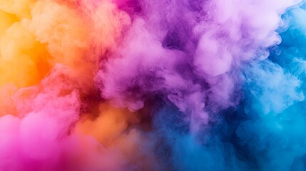 Colorful Smoke Abstract Background Texture
