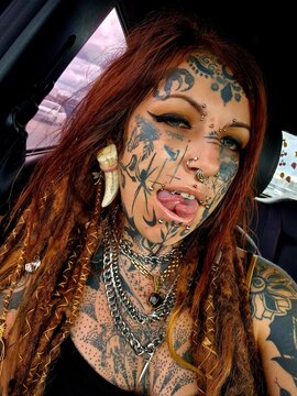 Beautifull Tattooed Girl