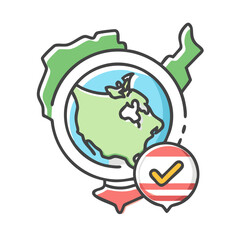immigration policy icon, immigration policy vector illustration-simple illustration of immigration policy, perfect for immigration policy logos and icons