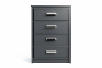 Minimalist Office Storage Solution Highlighted on Pure White