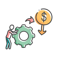 leverage icon, leverage vector illustration-simple illustration of leverage, perfect for leverage logos and icons