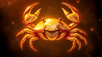 Mystical Celestial Crab: The Spirit of Cancer