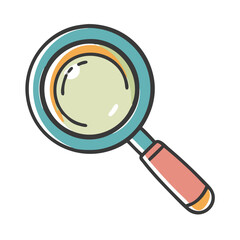 magnifying glass icon, magnifying glass vector illustration-simple illustration of magnifying glass, perfect for magnifying glass logos and icons