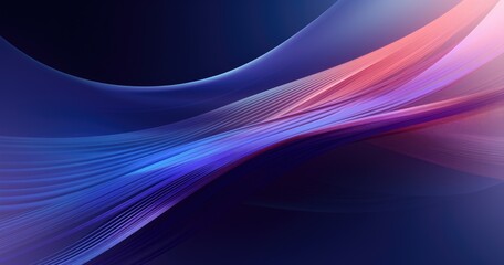 Abstract background with blue and purple lines, light rays, and a glow effect and gradient for a luxury design banner. vector art, simple, with dark blue and violet gradients