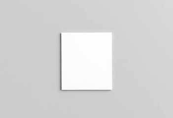 Clean white business card mockup on a subtle grey background, ideal for branding presentations, gray, stationery