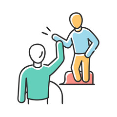 mentor icon, mentor vector illustration-simple illustration of mentor, perfect for mentor logos and icons